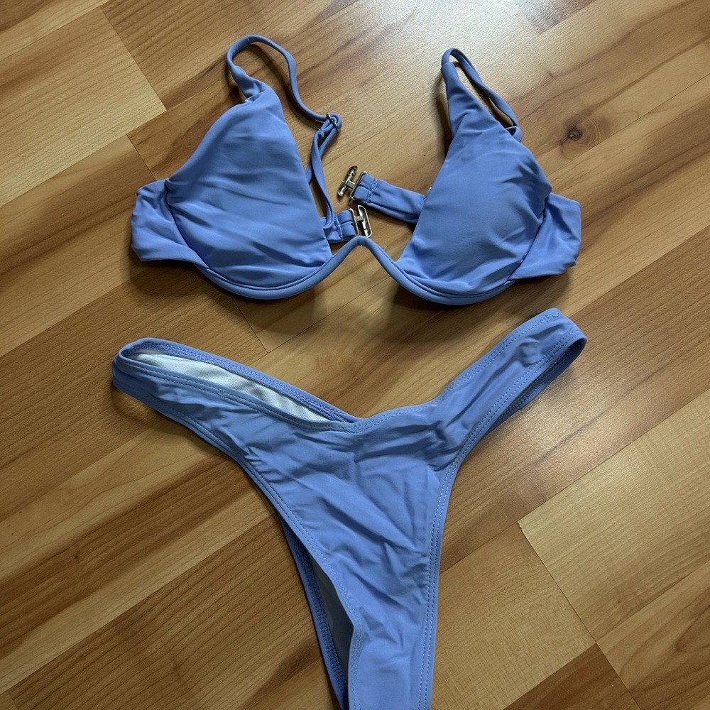 Blue Women's Swimwear Set